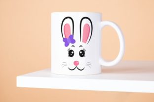 Kawaii Easter Bunny Face SVG Graphic by Art's and Patterns · Creative ...