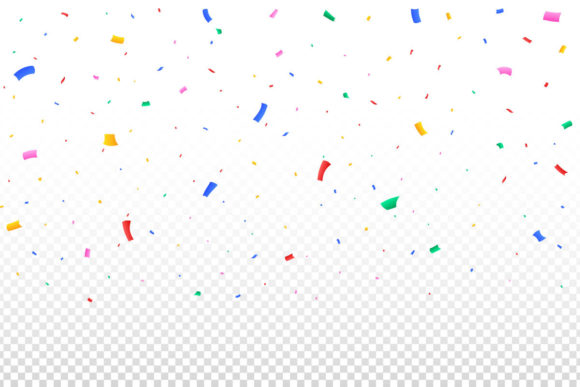 Colorful Confetti And Party Tinsel Graphic By Iftidigital · Creative