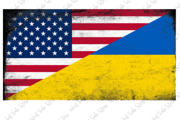 Distressed Ukraine Flag Trans Flag Graphic by TheDigitalDeli