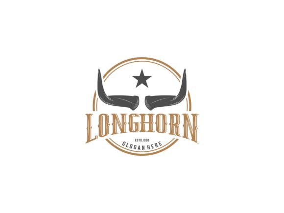 Longhorn Logo Graphic by a r t t o 23 · Creative Fabrica