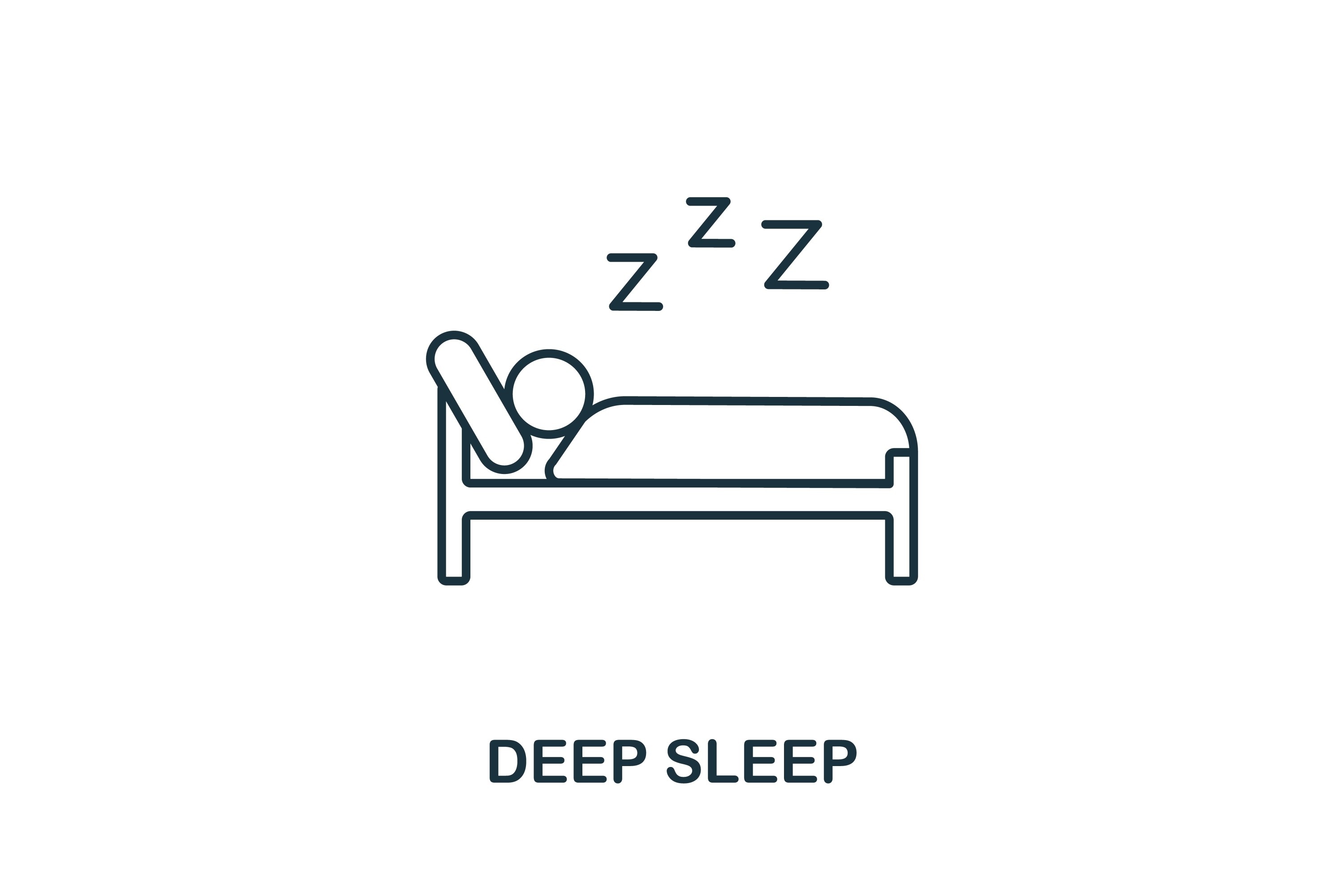 Deep Sleep Icon Illustration Par Aimagenarium · Creative Fabrica