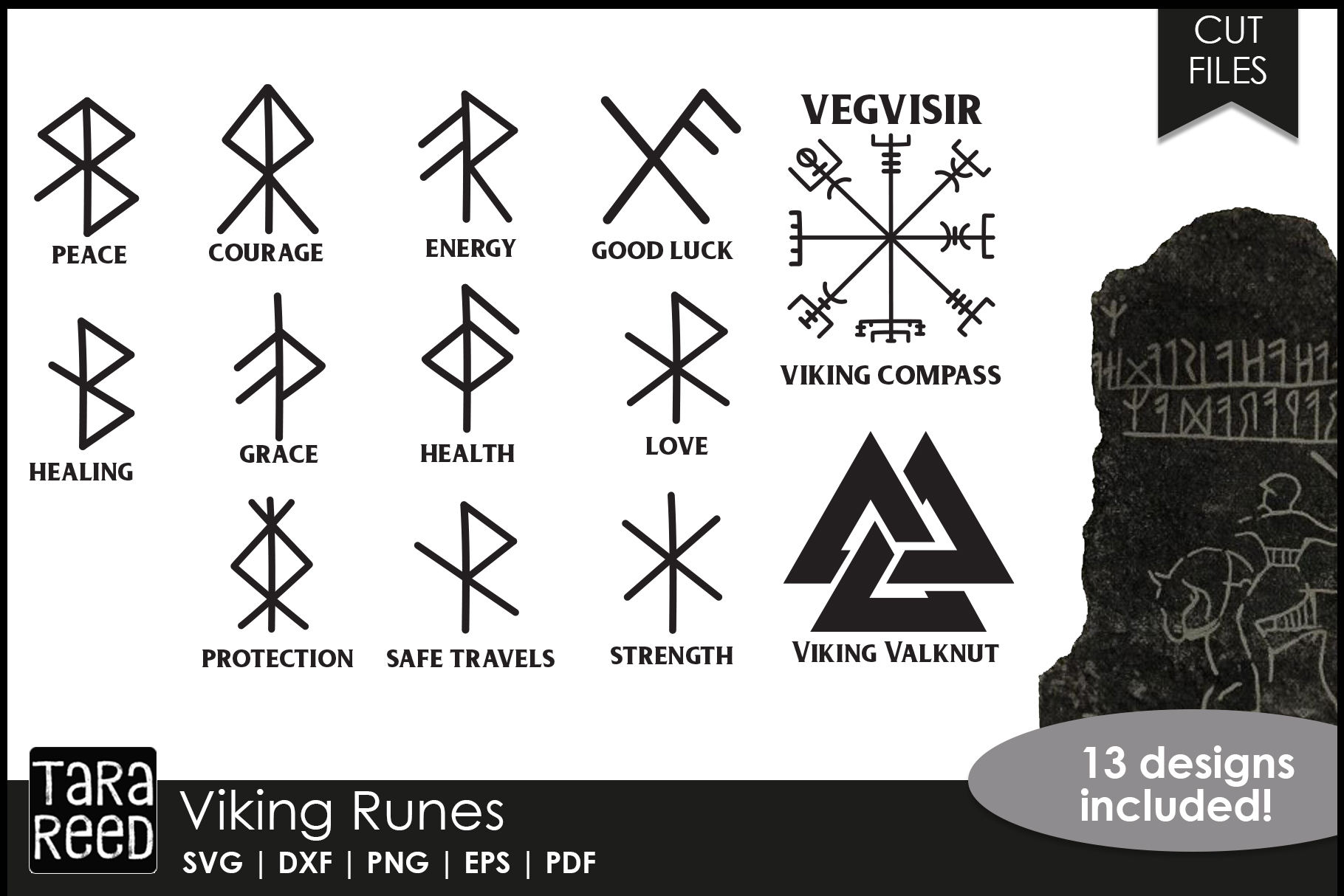Viking Runes Graphic By Tarareeddesigns · Creative Fabrica