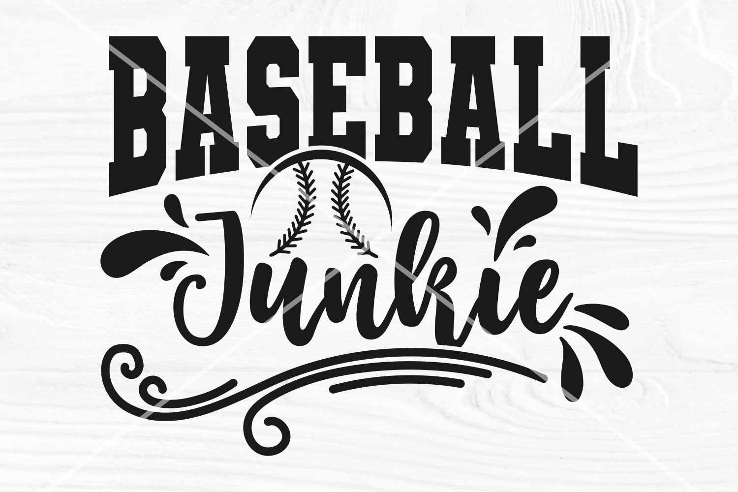 Baseball Junkie SVG Cut File, Baseball Graphic by TonisArtStudio ...