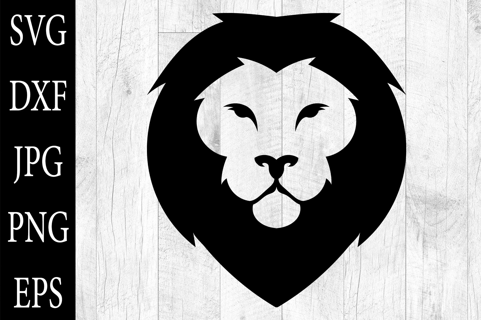 Lion Face Silhouettes Lion Face SVG EPS Graphic by Aleksa Popovic ...
