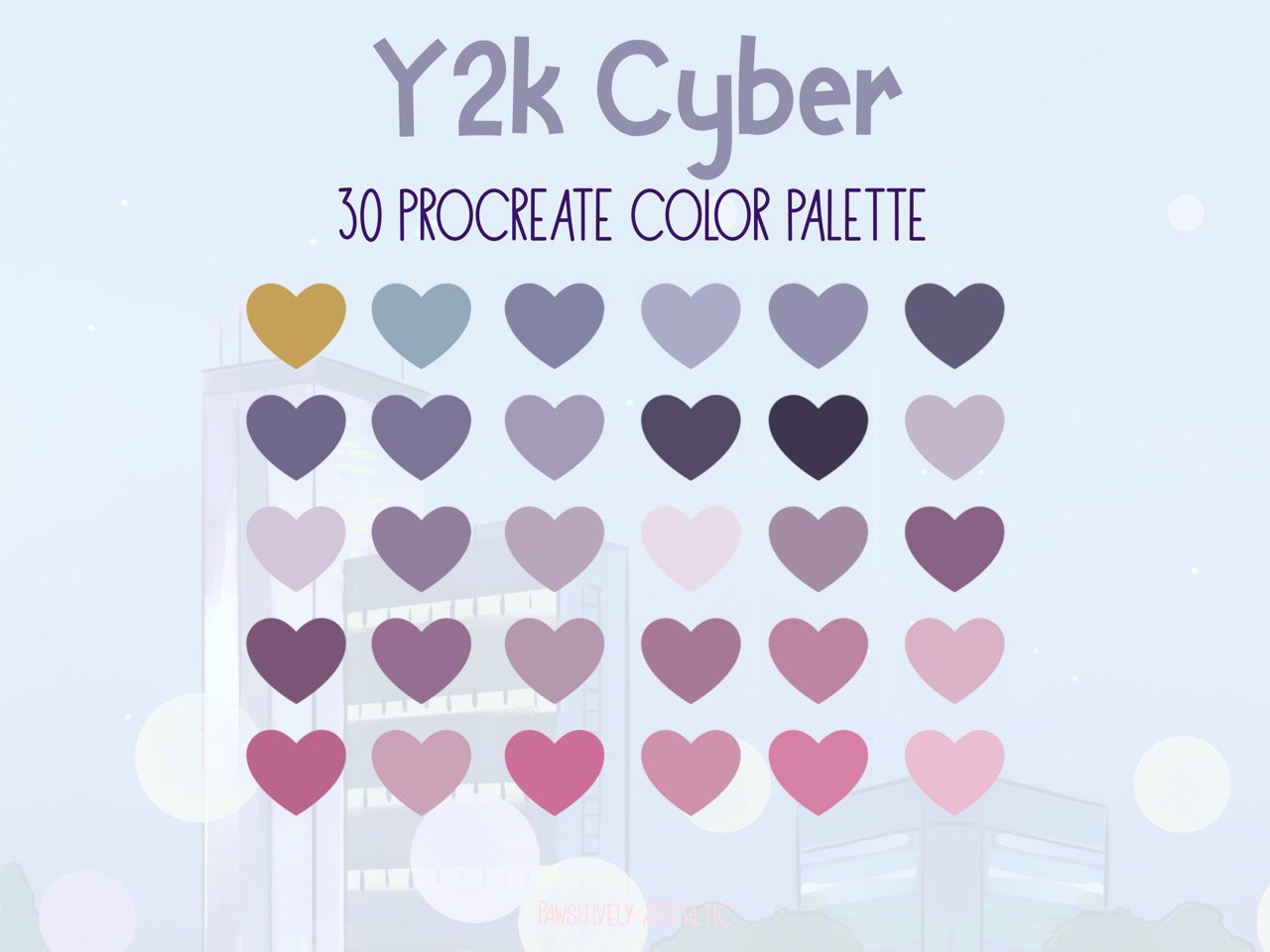 y2k cyber heart aesthetic | Art Print