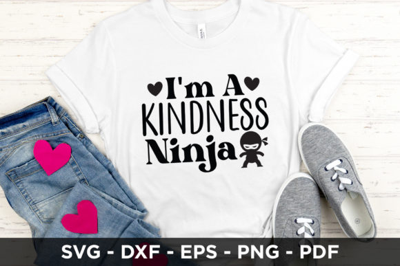 I'm a Kindness Ninja | Anti Bullying SVG Graphic by CraftlabSVG ...