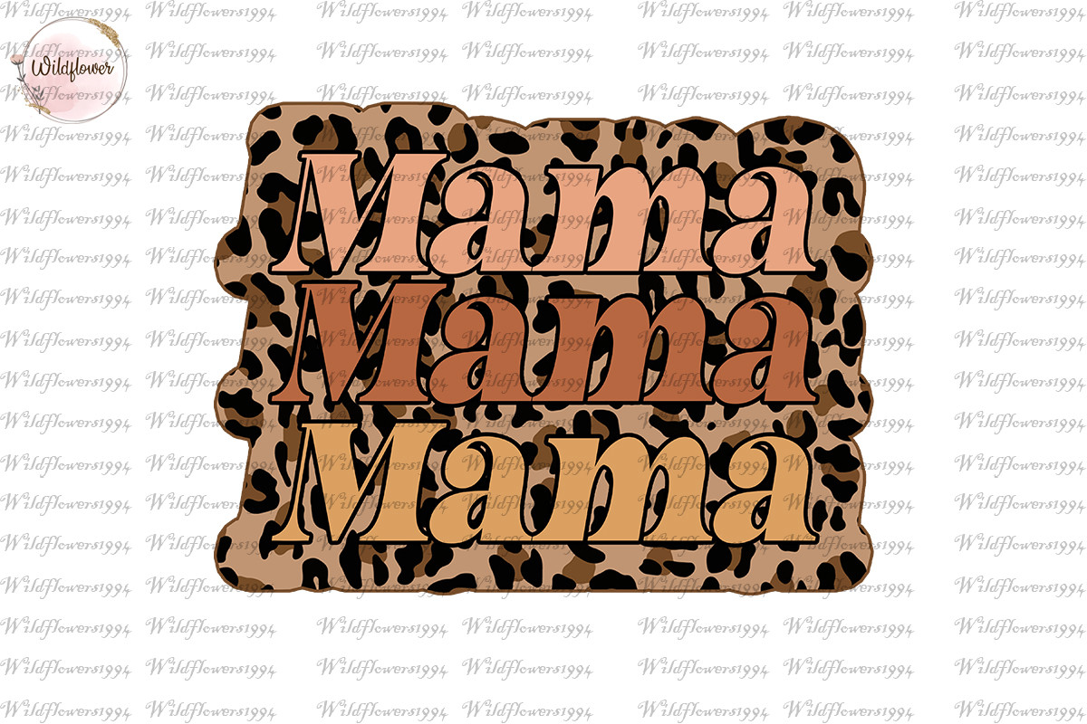 Boho Mama Mini Leopard Design PNG Graphic by wildflowers1994 · Creative ...