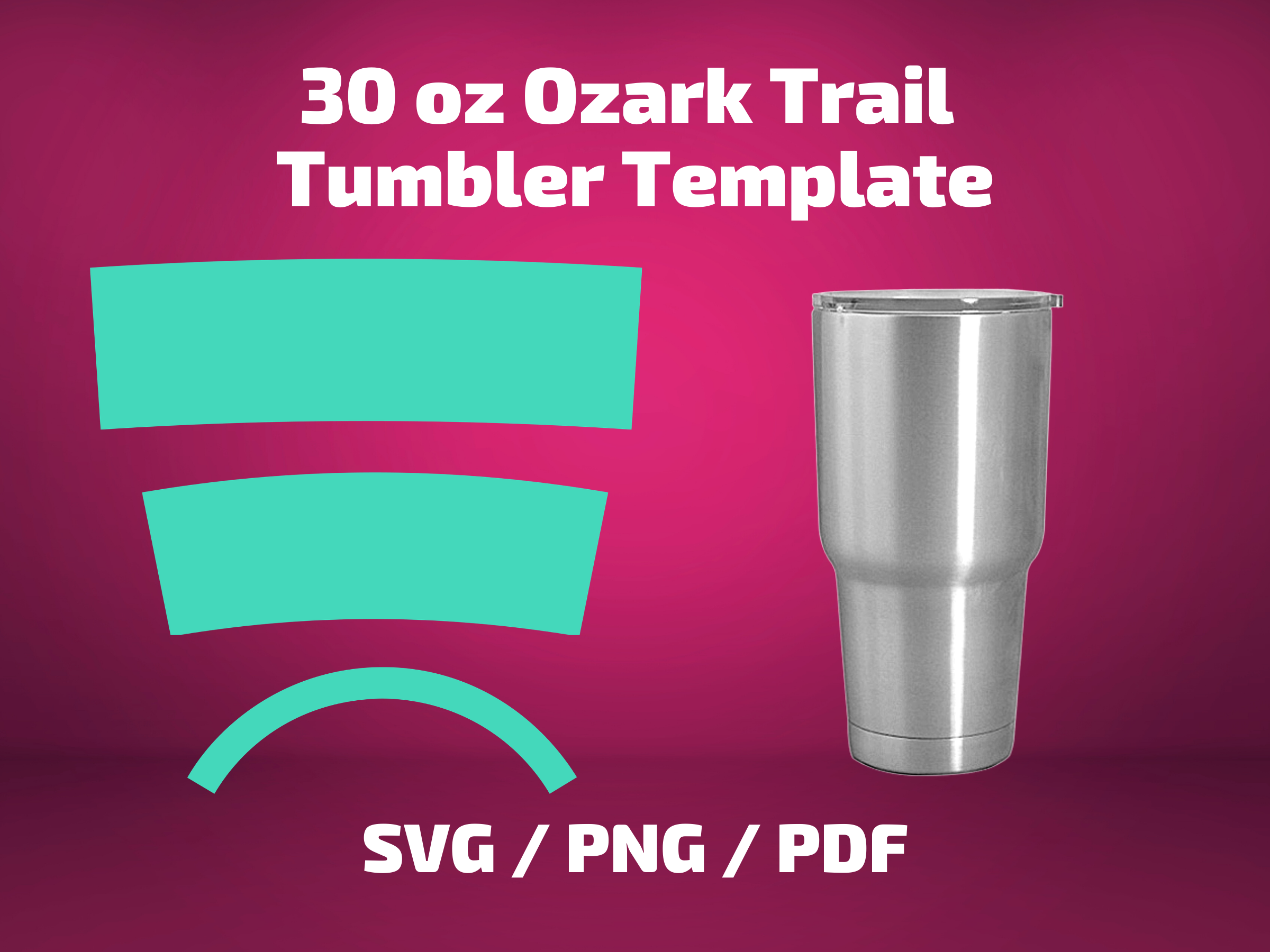 Tumbler Template Ozark Trail 30 Oz Graphic by bambina33334 · Creative  Fabrica