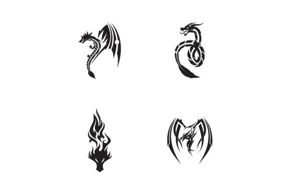 Japanese Dragon Tattoo Graphic · Creative Fabrica