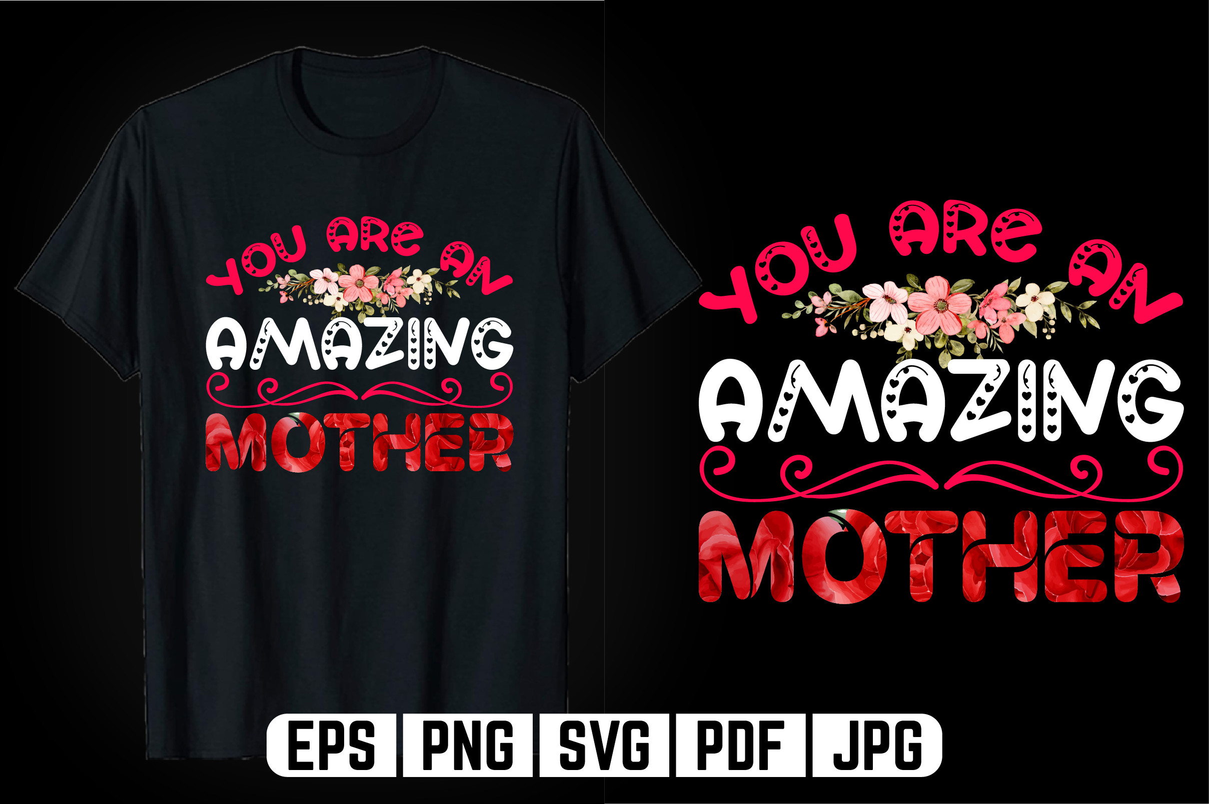 Mother's Day Free SVG T-Shirt Design Graphic by Dope T-Shirt Design ...