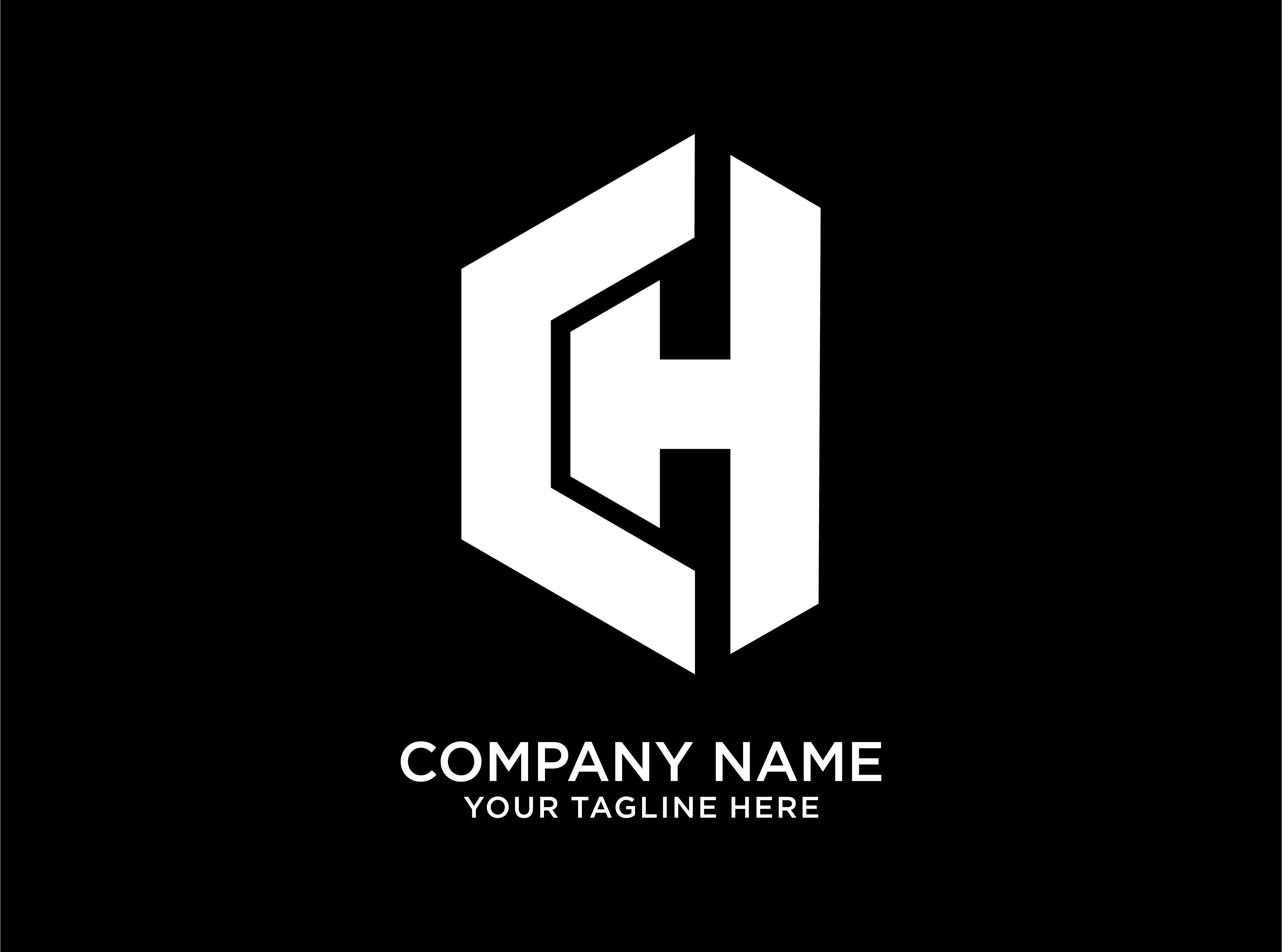 Letter CH Logo Vector Template Graphic by Mlaku Banter · Creative Fabrica