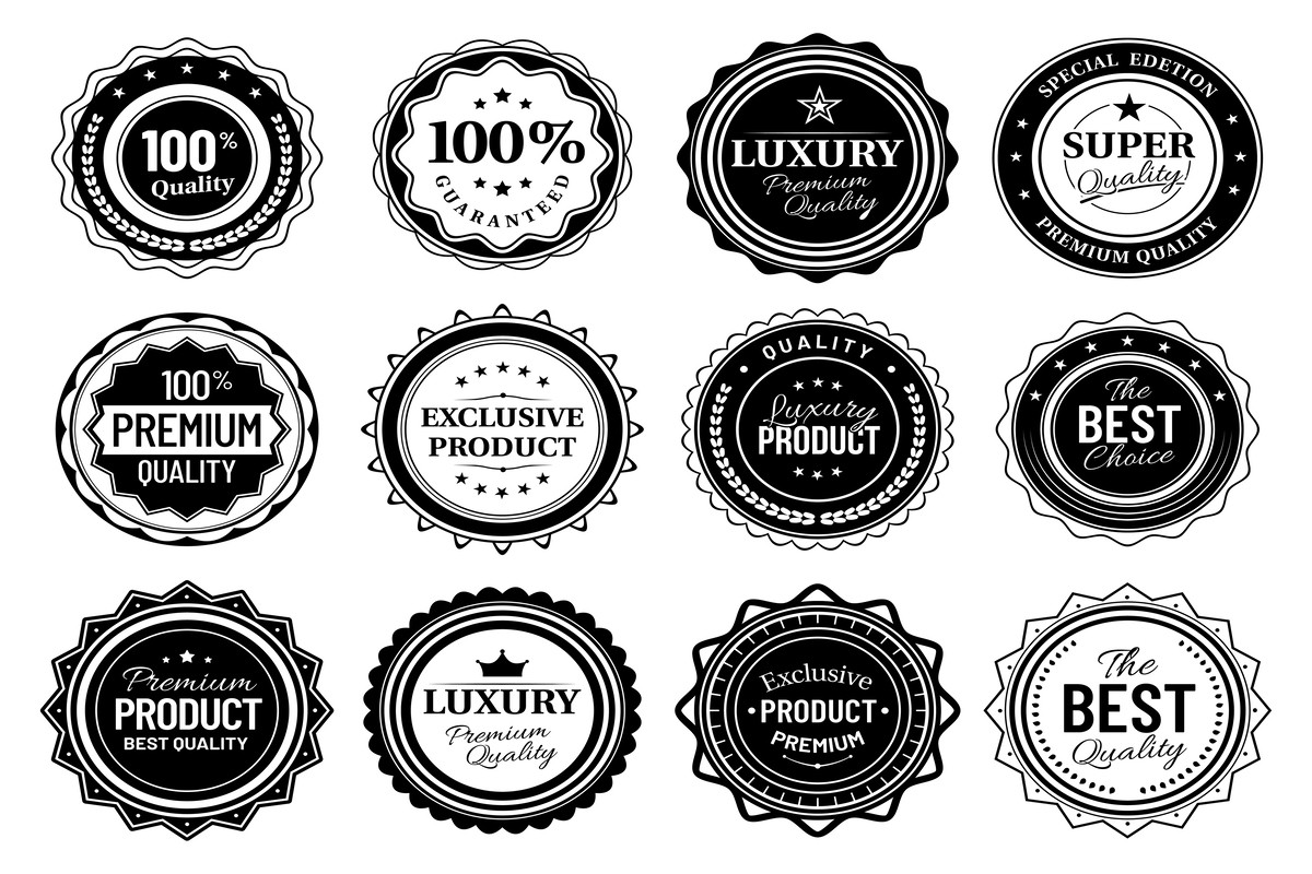 Premium Quality Badges Graphic by tartila.stock · Creative Fabrica