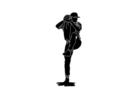 baseball-pitcher-silhouette-ball-hand-85845041-cutout - Gators