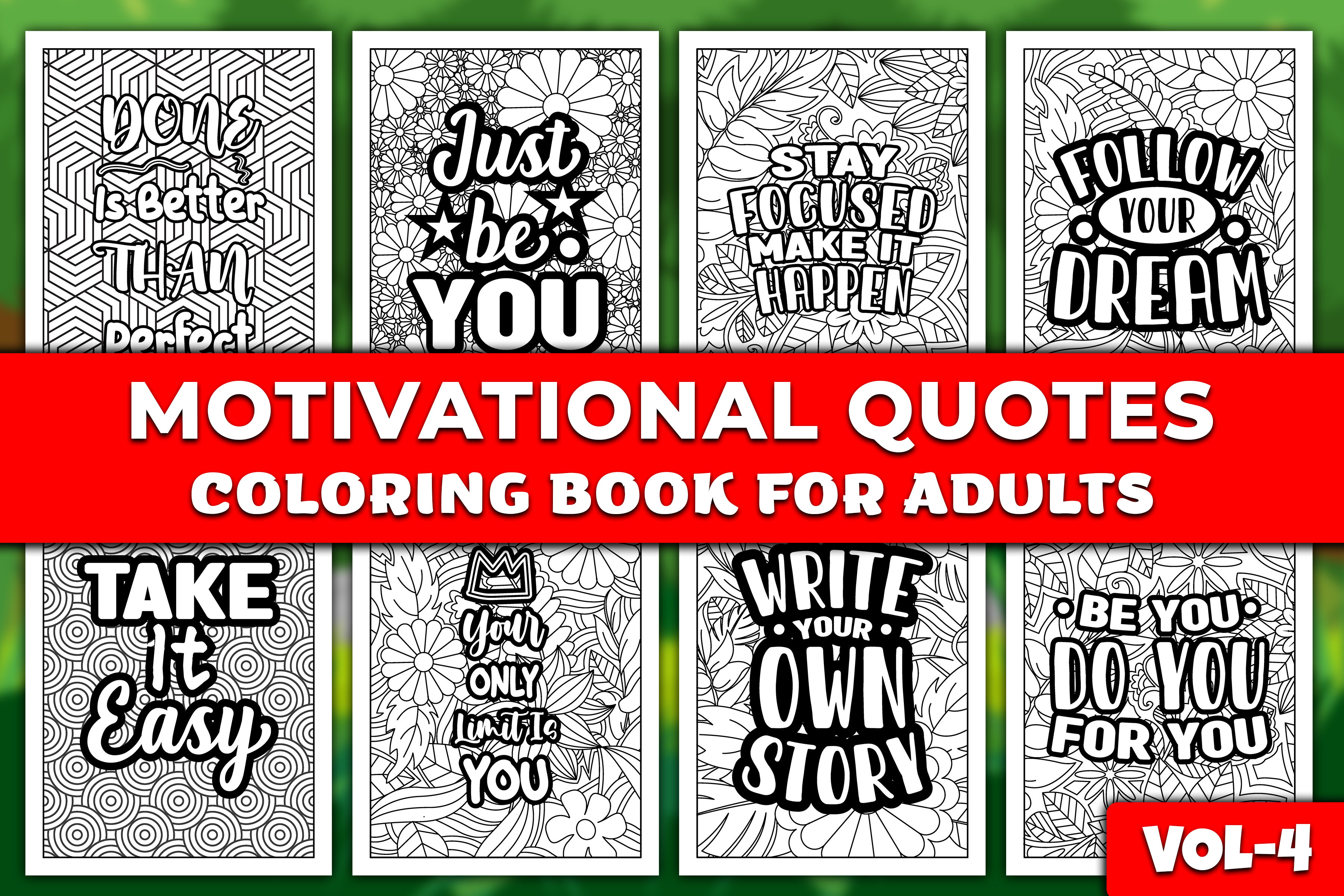 Motivational Quotes Coloring Book Graphic by Nipun Kundu · Creative Fabrica