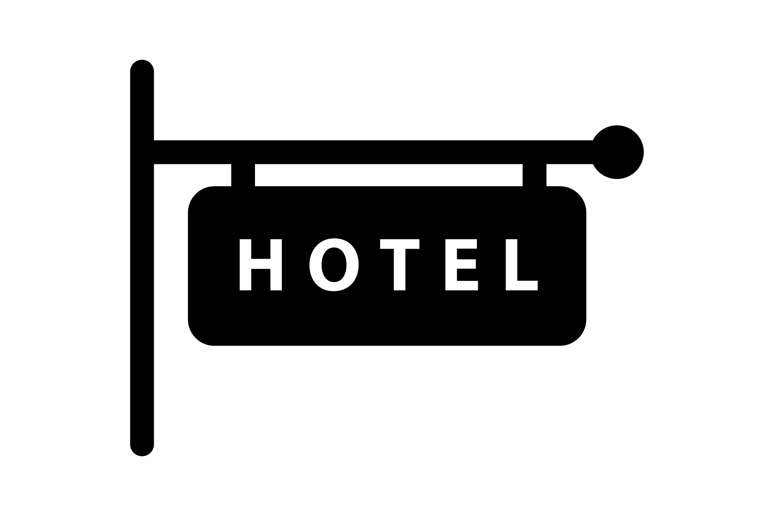 Illustration Graphic of Hotel Icon Graphic by zAe · Creative Fabrica