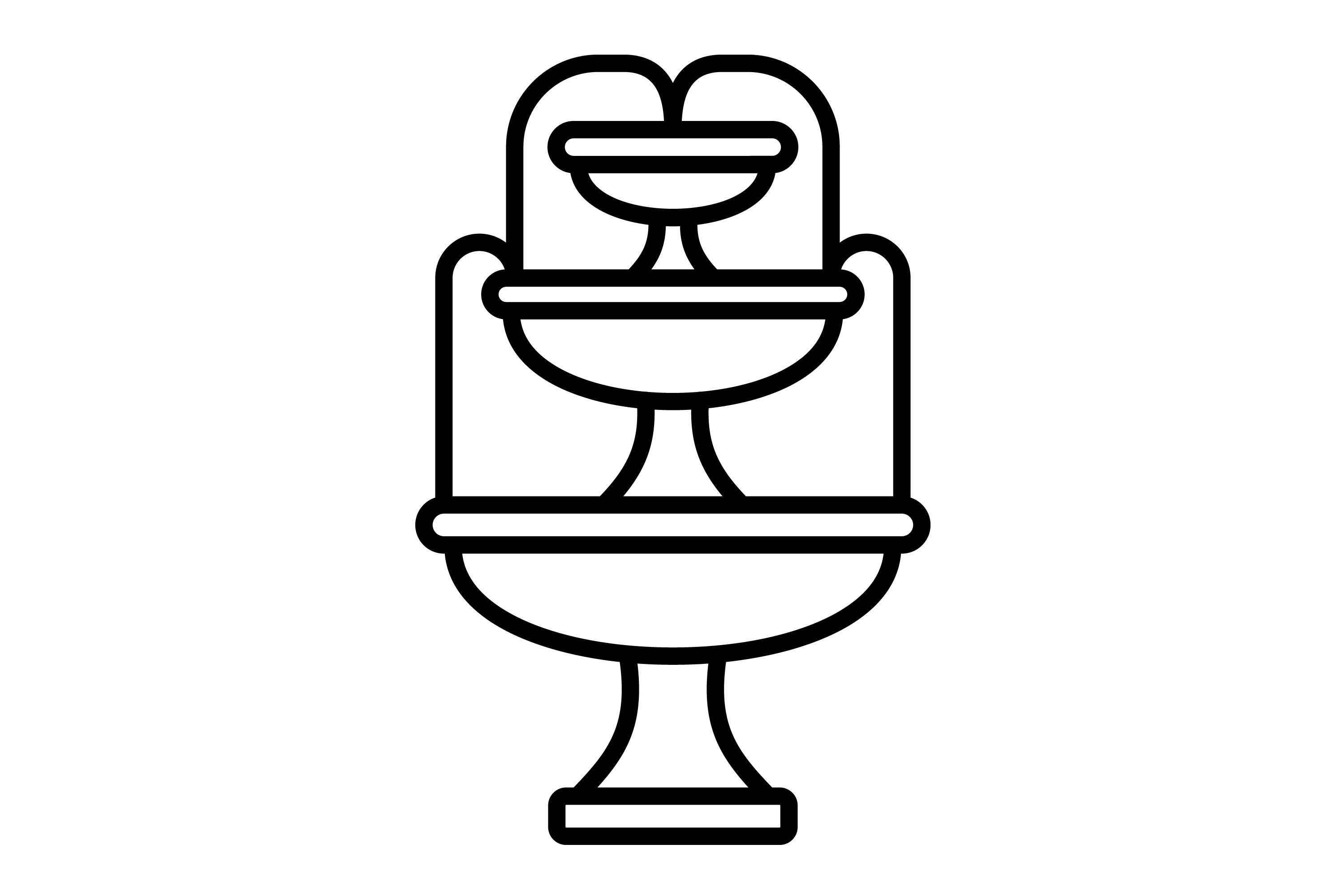 Fountain Outline Icon Graphic by Maan Icons · Creative Fabrica