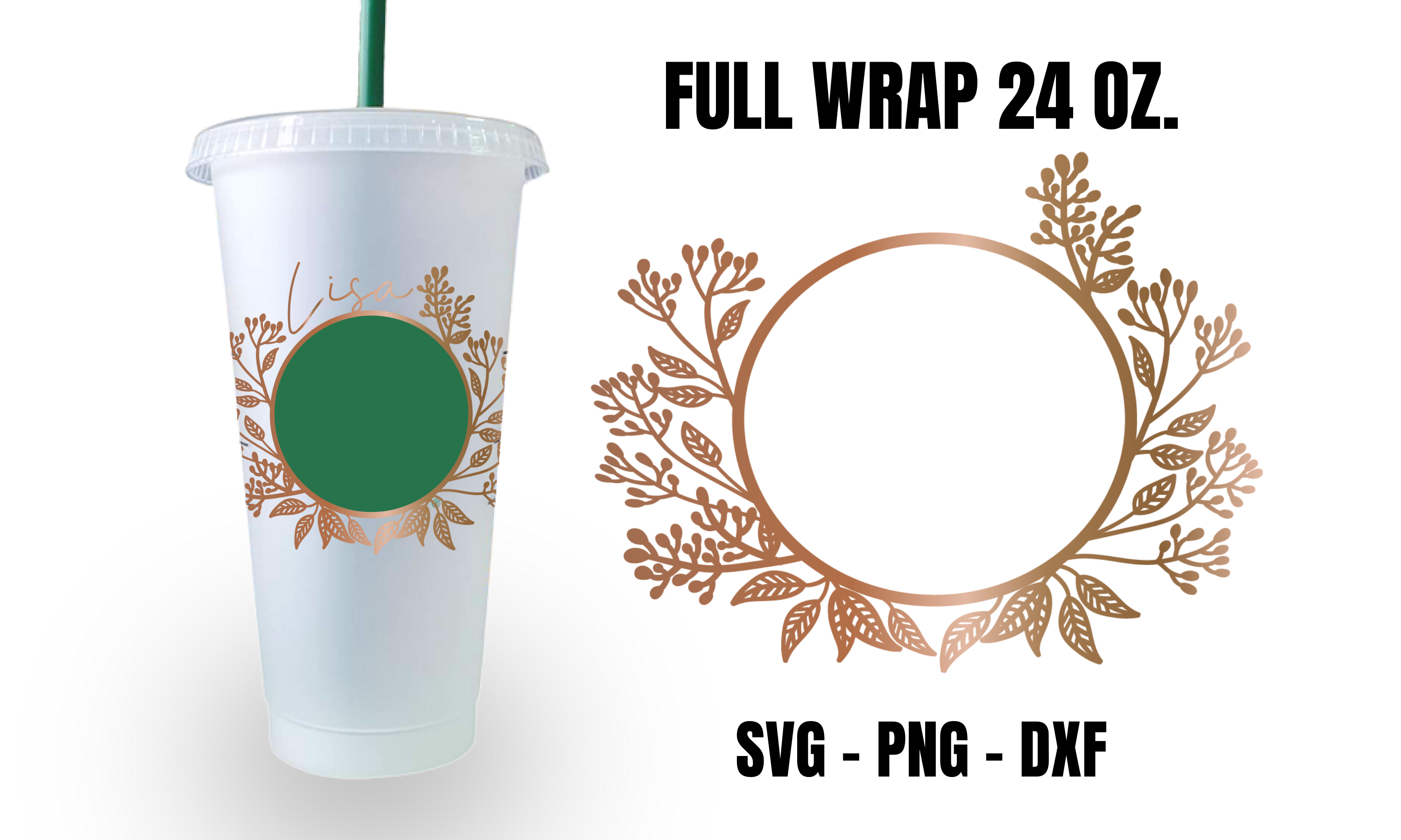 Full Wrap For Starbucks Cold Cup Svg, Trending Svg, Starbuck