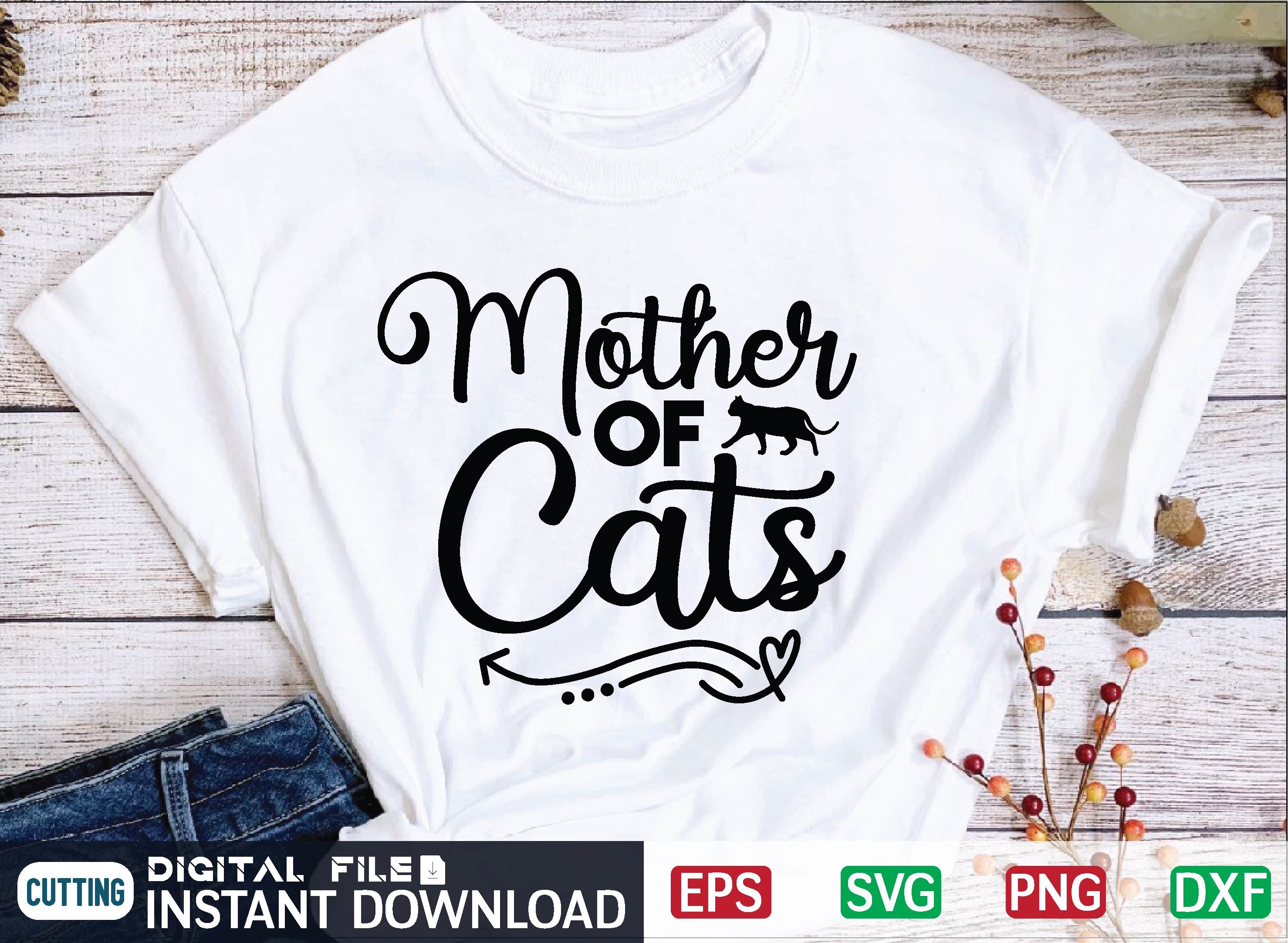 Mother of Cats Svg Graphic by CraftsSvg30 · Creative Fabrica