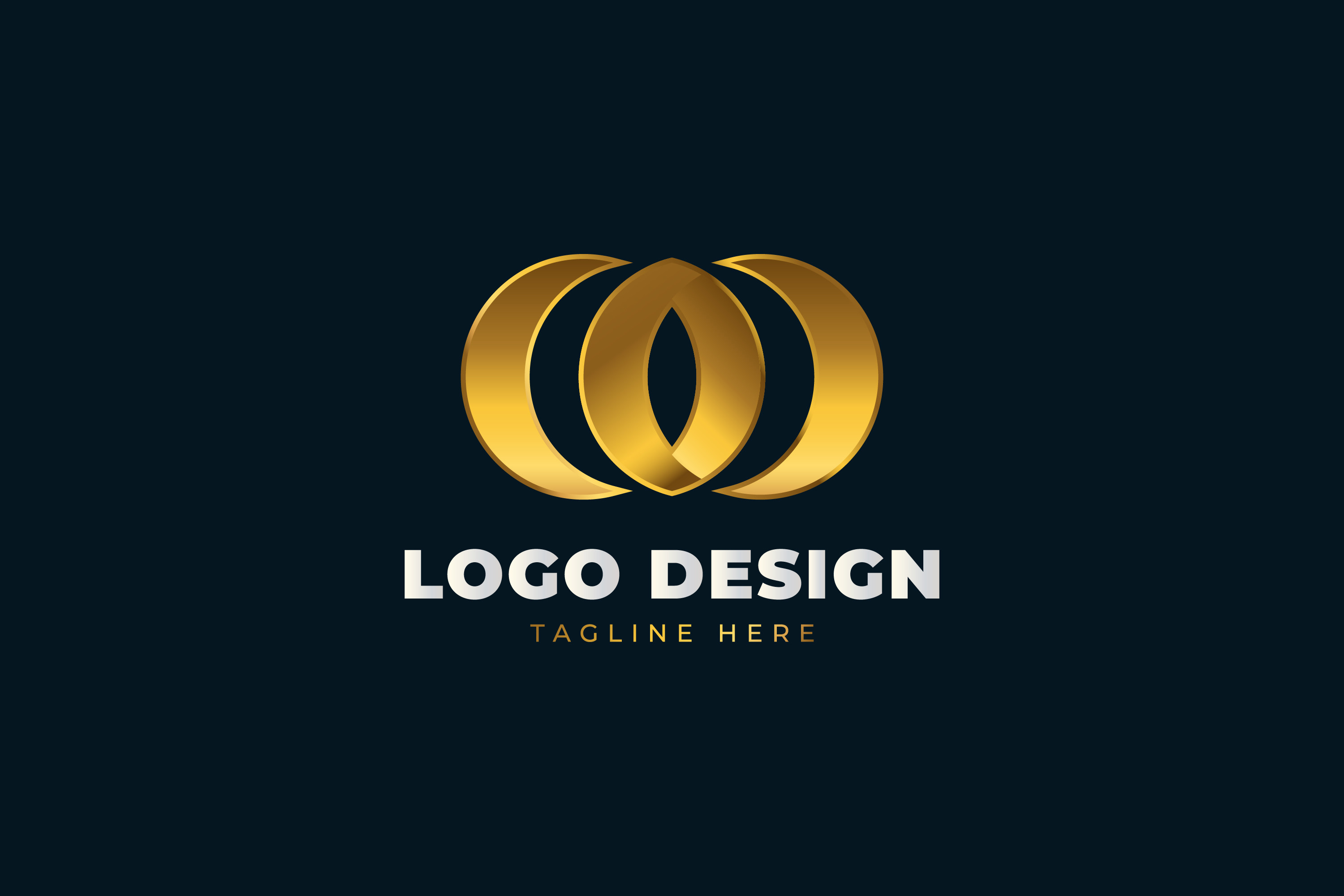 Golden COC Initial Letter Logo Design Graphic by weiskandasihite ...