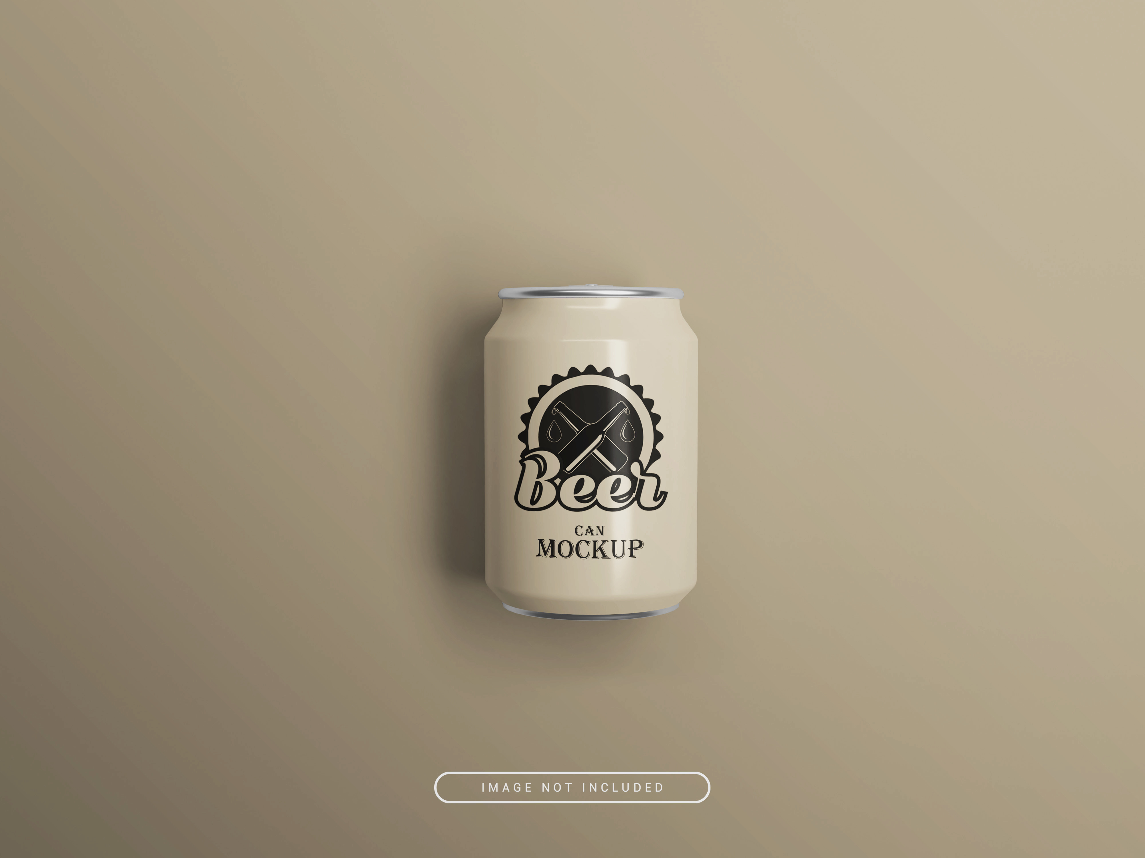 16oz Frosted Beer Can Mockup Graphic by BottledPixels · Creative Fabrica