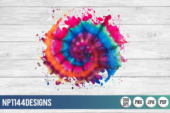Tiedye Sublimation Patches Graphic by NP1144Designs · Creative Fabrica