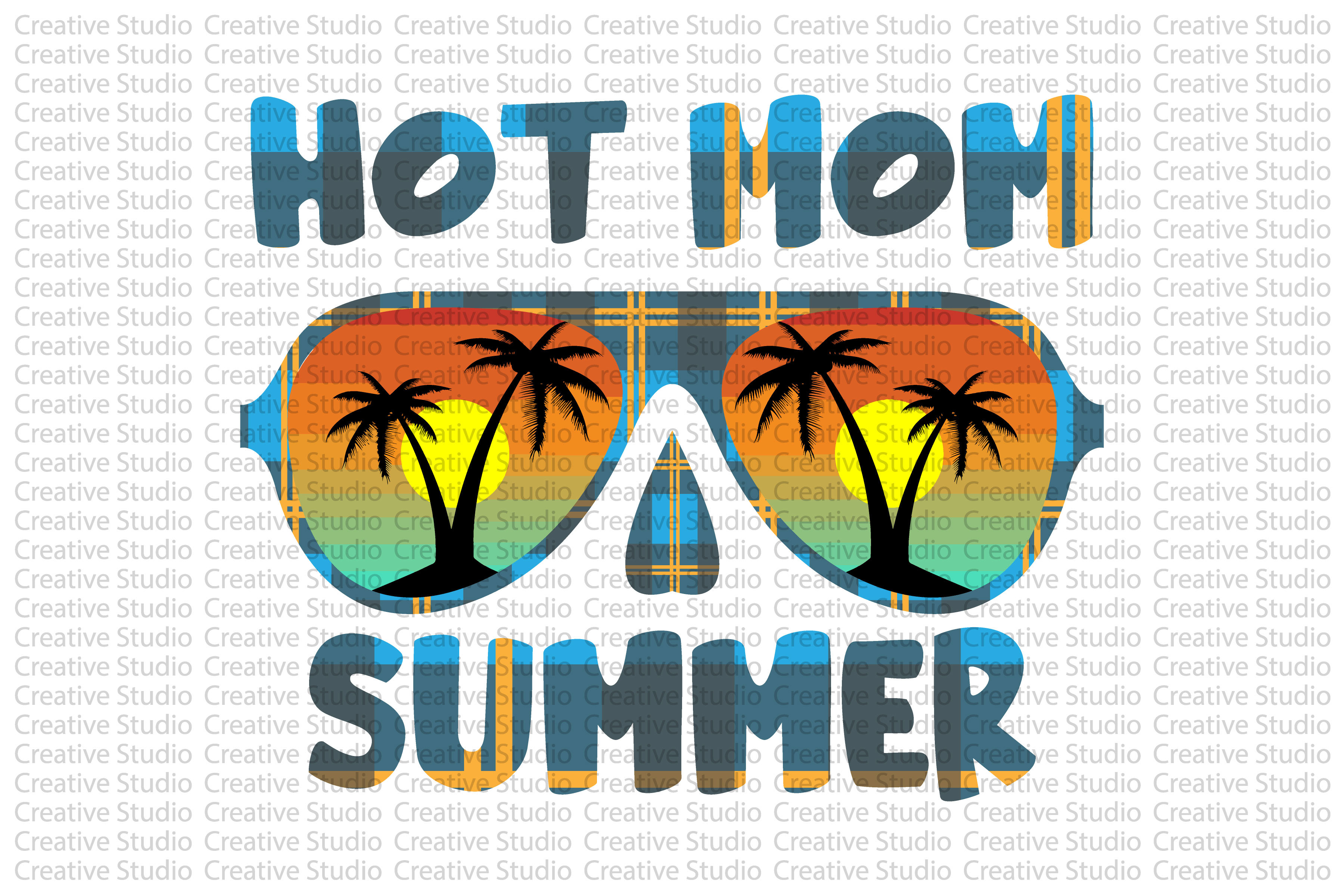 Hot Mom Summer Sublimation PNG Vector Graphic by Creative_studio ...