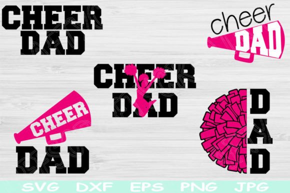 Cheer Dad Svg, Cheer Svg File for Cricut Graphic by ...