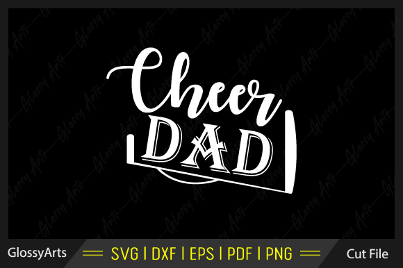 Cheer Dad Svg Printable Cut File Graphic by Glossyarts · Creative Fabrica