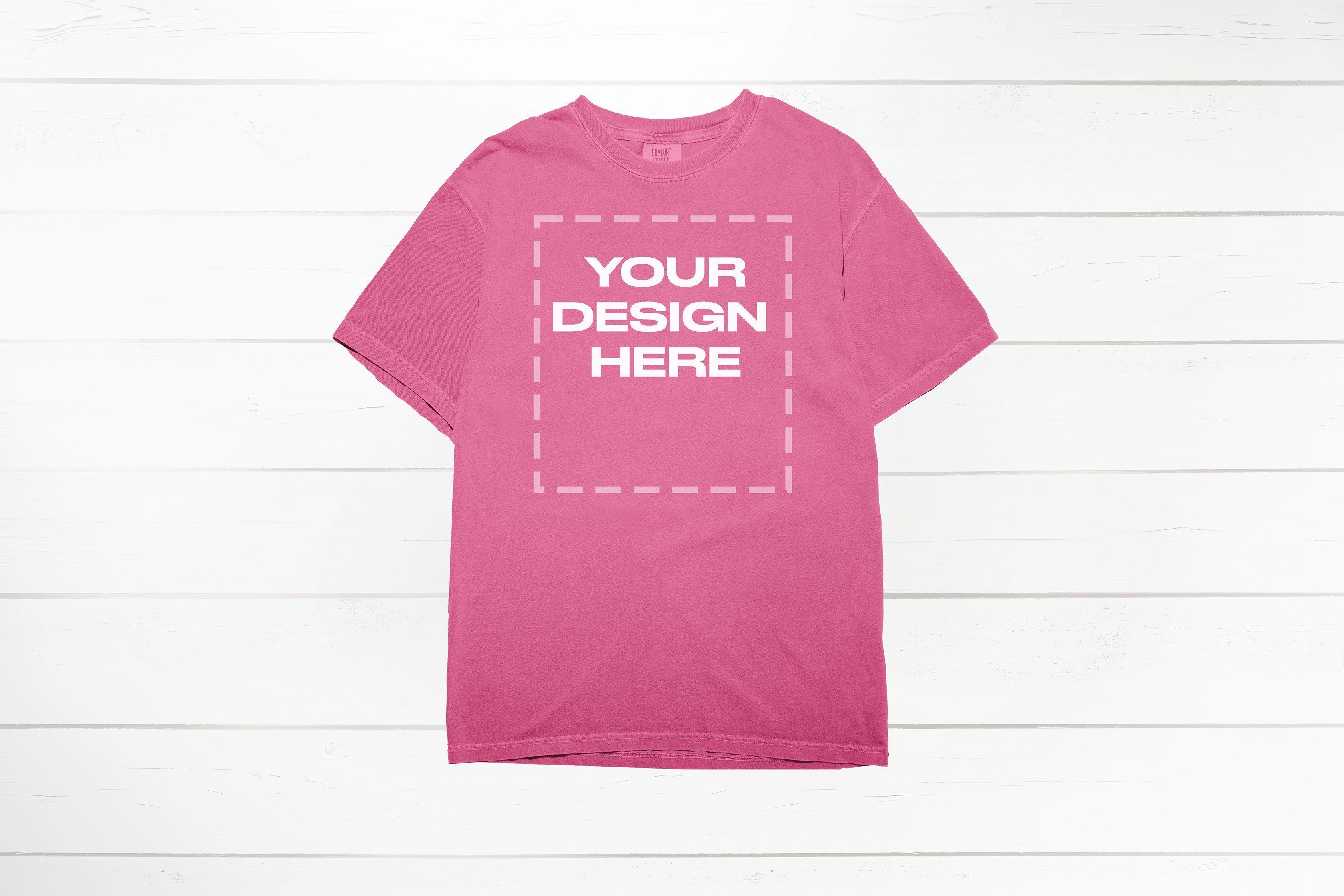 Crunchberry Comfort Colors 1717 Mockup T Graphic by CreativSupply ...