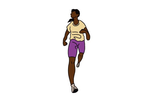 Black Woman Running SVG Cut file by Creative Fabrica Crafts · Creative  Fabrica