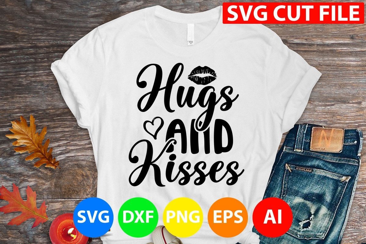 Hugs and Kisses Svg Graphic by GatewayDesign · Creative Fabrica