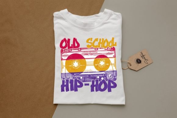 Old School Hip Hop 80s 90s Cassette PNG Graphic by Smoothies.art · Creative  Fabrica