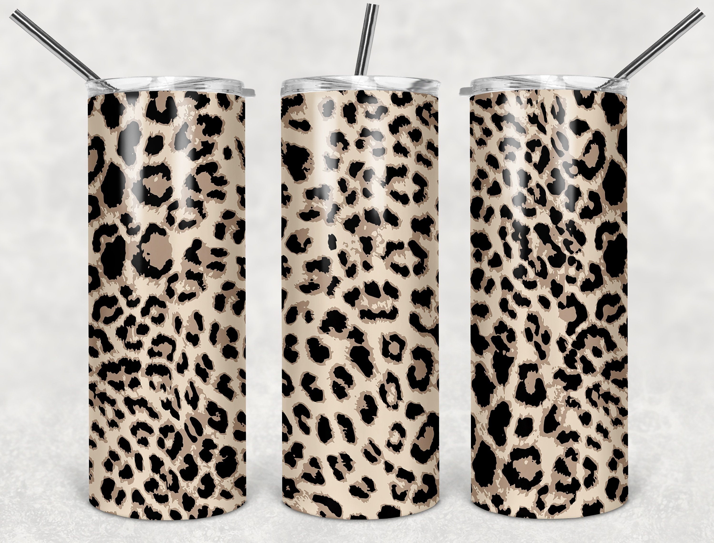 Leopard Skin 20oz Skinny Tumbler Graphic by Frangipani store · Creative ...