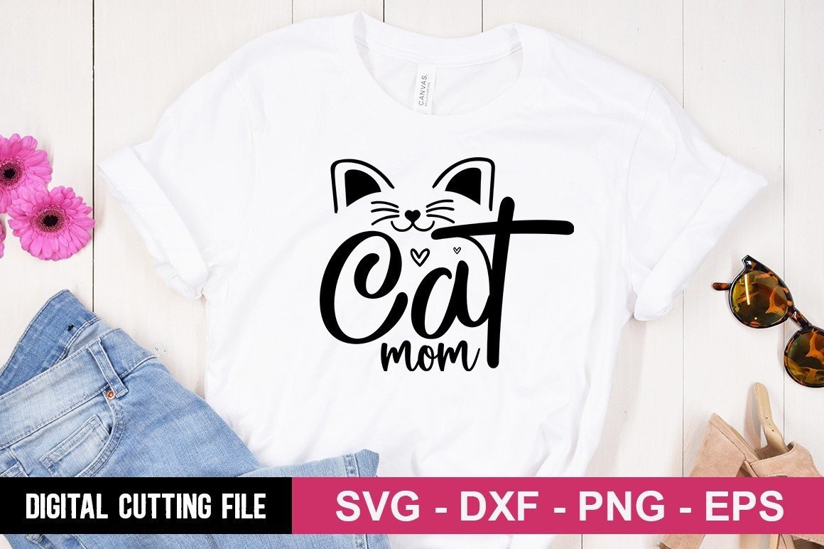 Cat-Mom SVG Graphic by Designdealy · Creative Fabrica