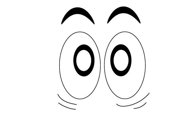 Surprised Eyes Clipart