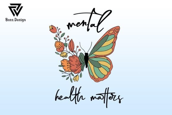 Mental Health Matters Cricut Sublimation Graphic by Boss.design · Creative  Fabrica