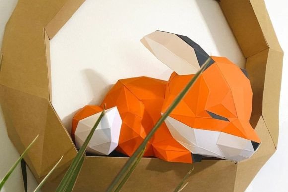 Sculpture 3D Paperart Origami Model, PaperCraft Kit – Brainstorm Art Supply