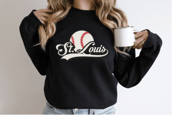 St. Louis Baseball, Retro Vintage Design Graphic by Matchi Studio ·  Creative Fabrica