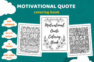 Motivational Quote Coloring Book Graphic by STARS KDP · Creative Fabrica