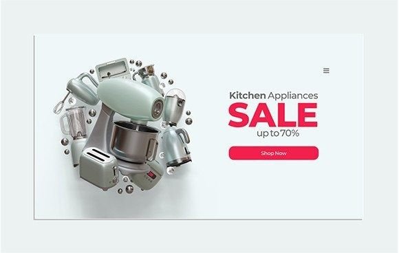 Kitchen Appliances Sale Template