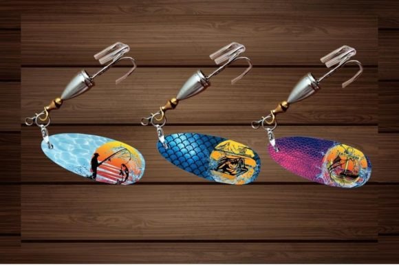 Fishing Lure Umbler Wrap Graphic by little rabbit 995 · Creative