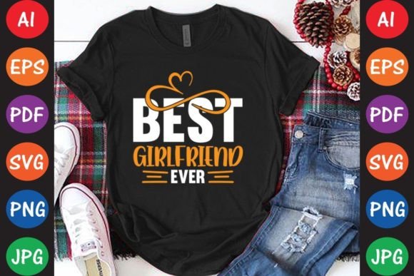 Girlfriend T Shirt Design Bundle Bundle · Creative Fabrica