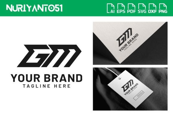 Free: Initial monogram letter mg gm logo design vector image 