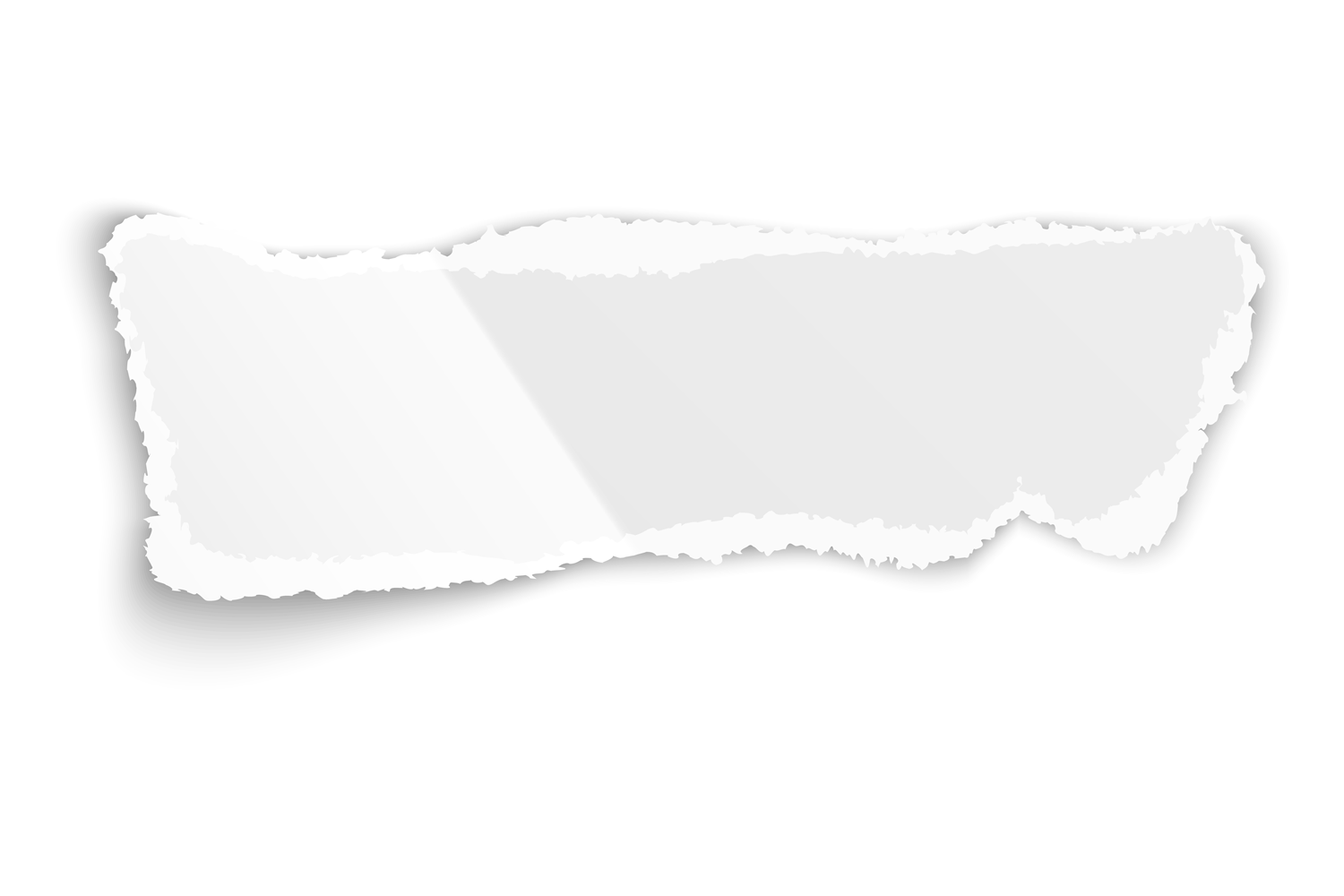 Torn Paper Scrap. Ripped Realistic White Graphic by microvectorone ·  Creative Fabrica