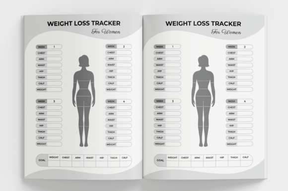 Woman Body Measurements for Weight Loss Graphic by medelwardi · Creative  Fabrica