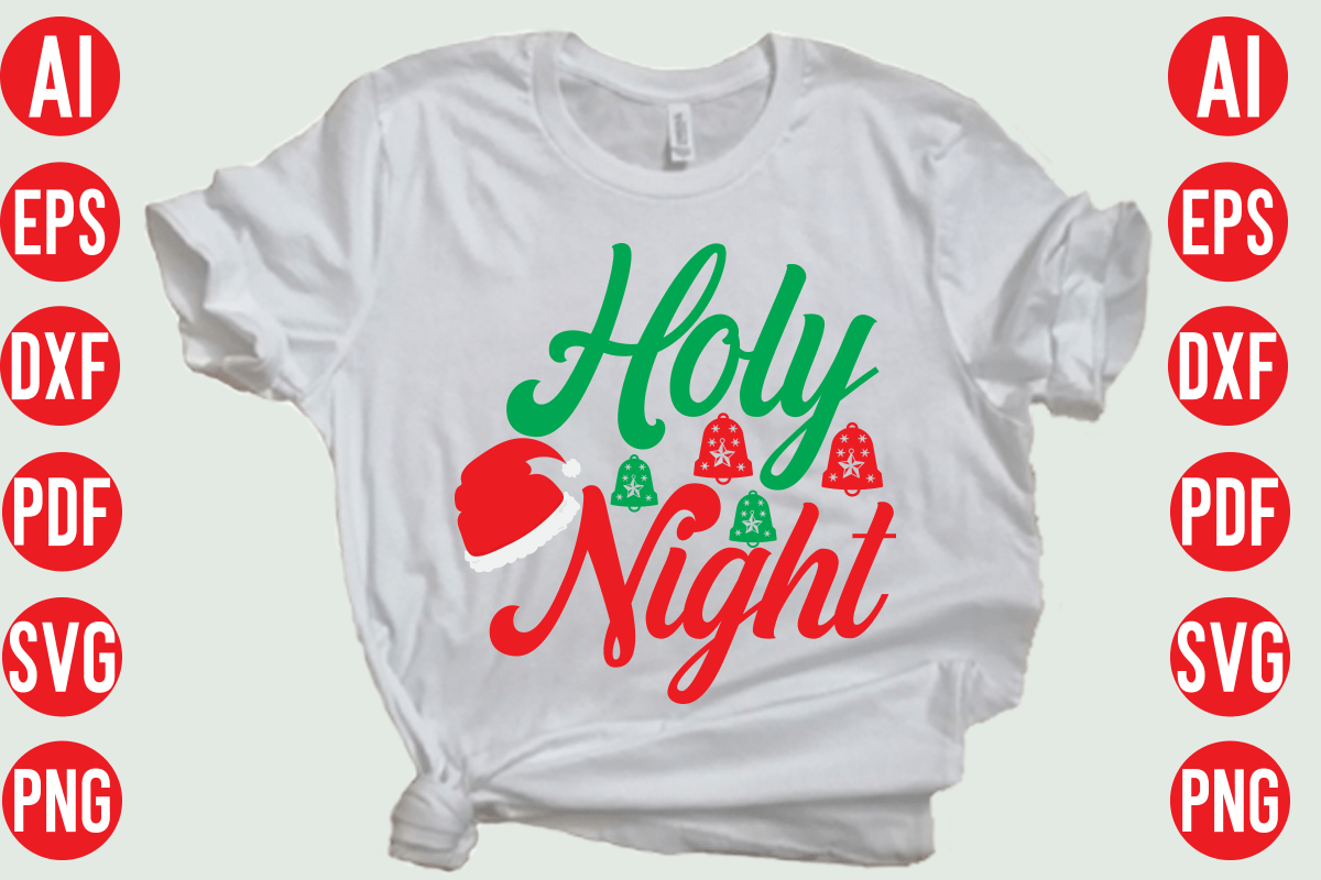 Holy Night SVG Cut File Graphic by Merchtrends SVG · Creative Fabrica