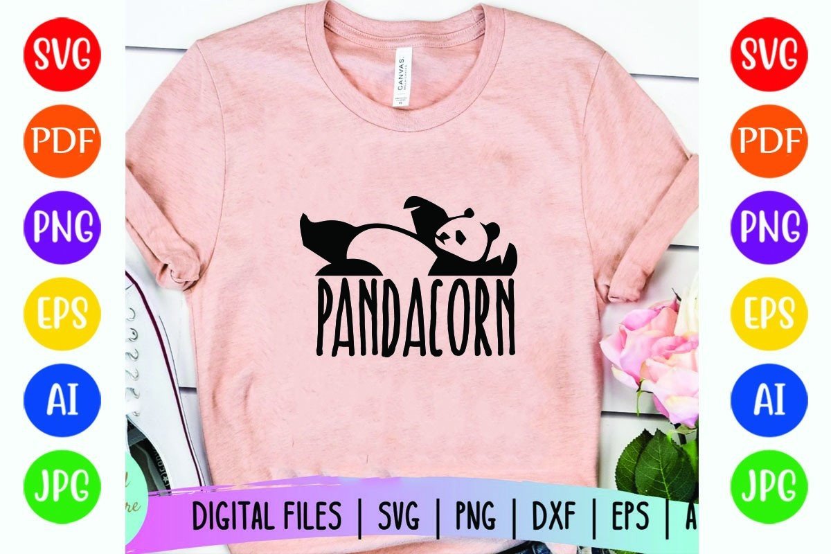 Panda Corn Graphic by POD T-Shirt Kings · Creative Fabrica