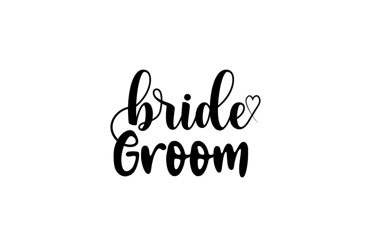 Bride Groom Wedding, Est 2022 Graphic by Chico · Creative Fabrica