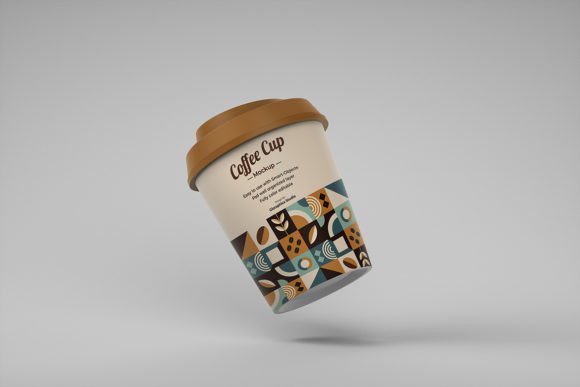 Empty, Clean and Blank Cup Mockup Graphic by Dzynee · Creative Fabrica