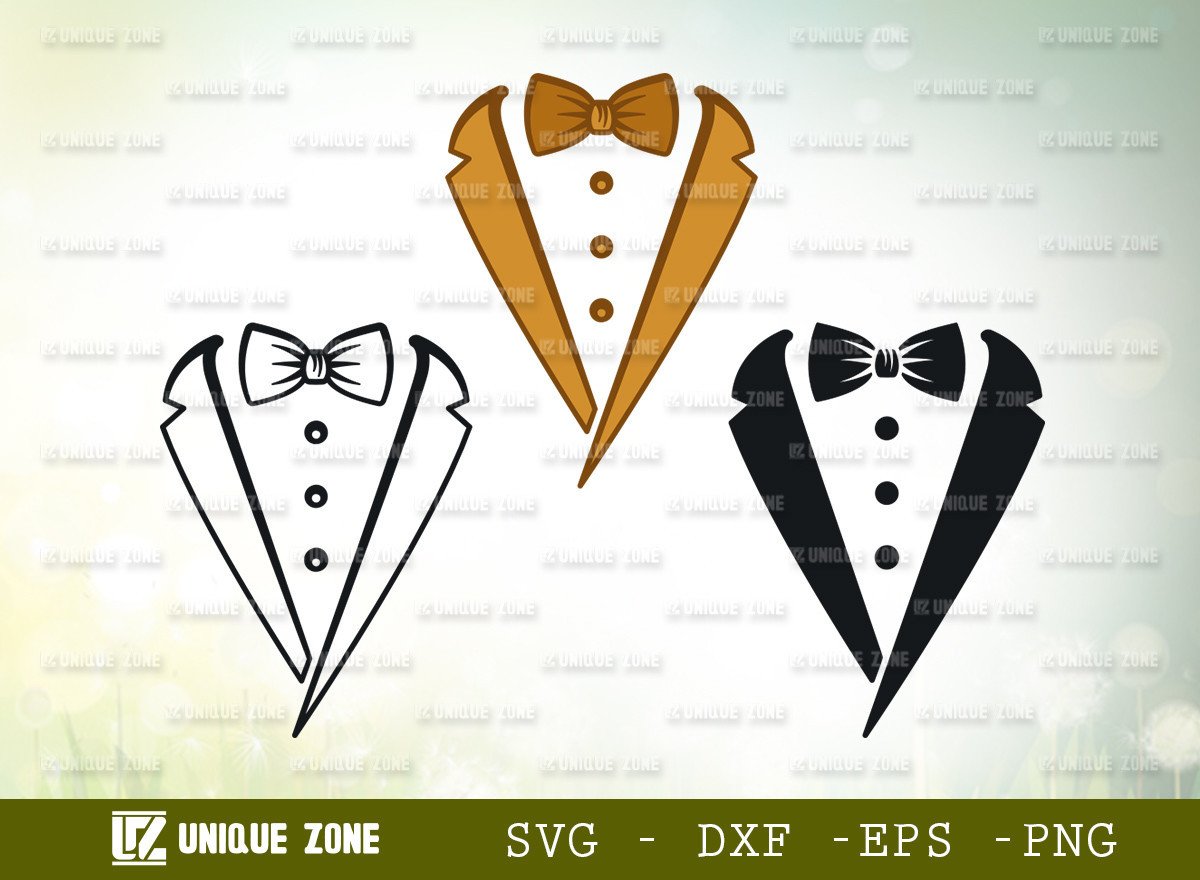 Tuxedo SVG Cut File, Man Coat Svg Graphic by Unique Zone · Creative Fabrica